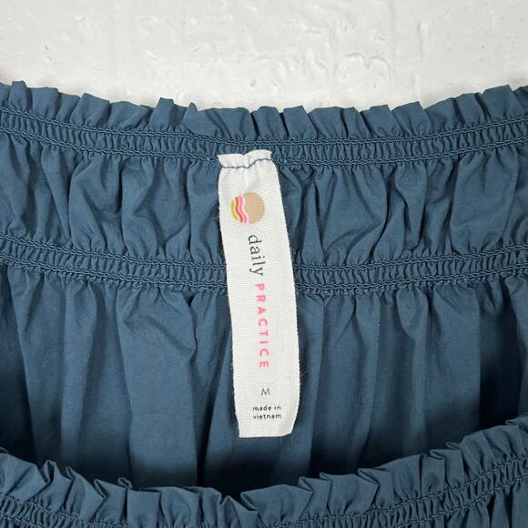 Daily Practice Anthropologie Keeseville Sleeveless Smocked Dress Size Medium - Picture 5 of 6